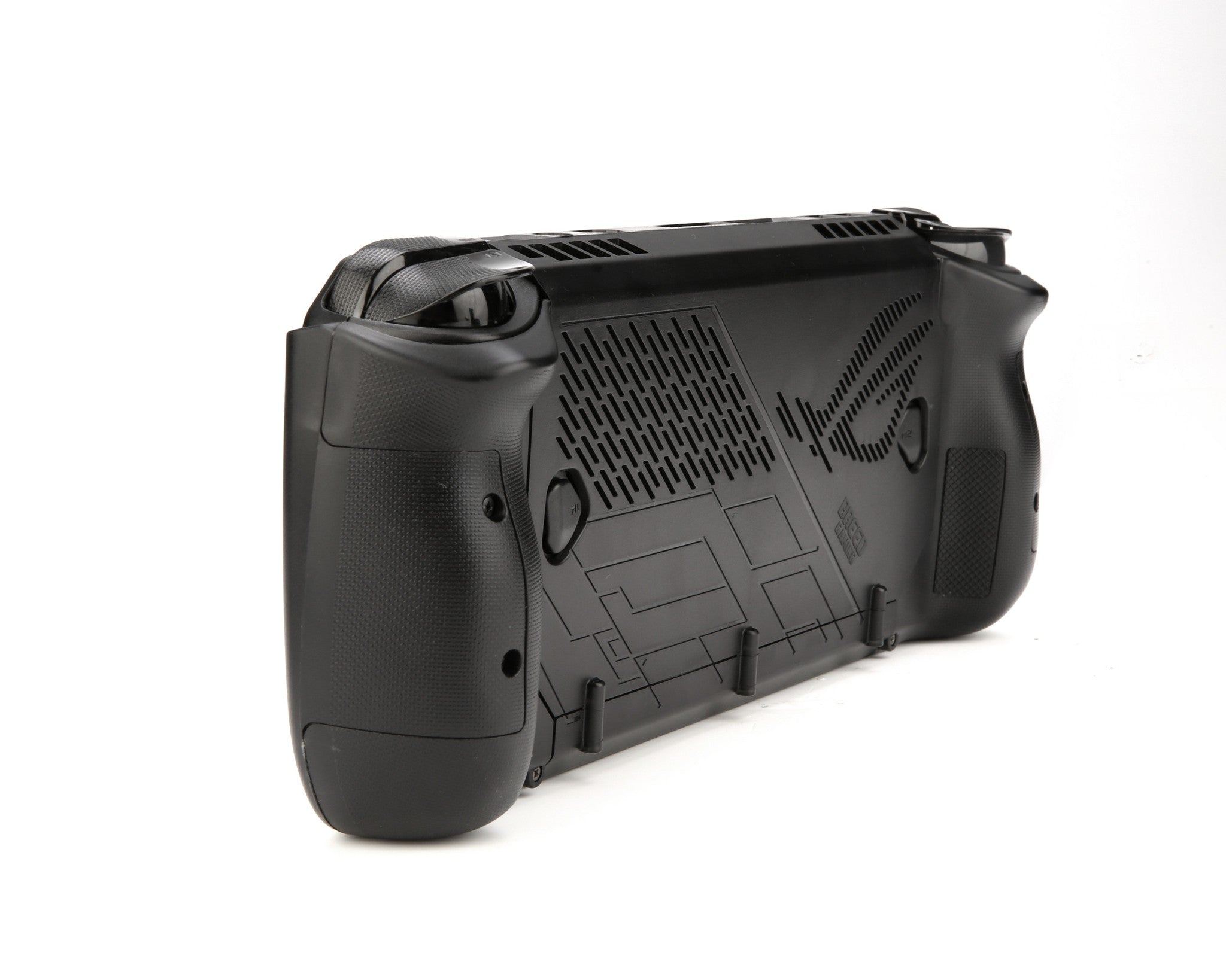 Ergonomic_Comfort_Grips_Convertible_Protective_Case_for_ASUS_ROG_ALLY_X_-_Black_Grips_Back grip full protection
