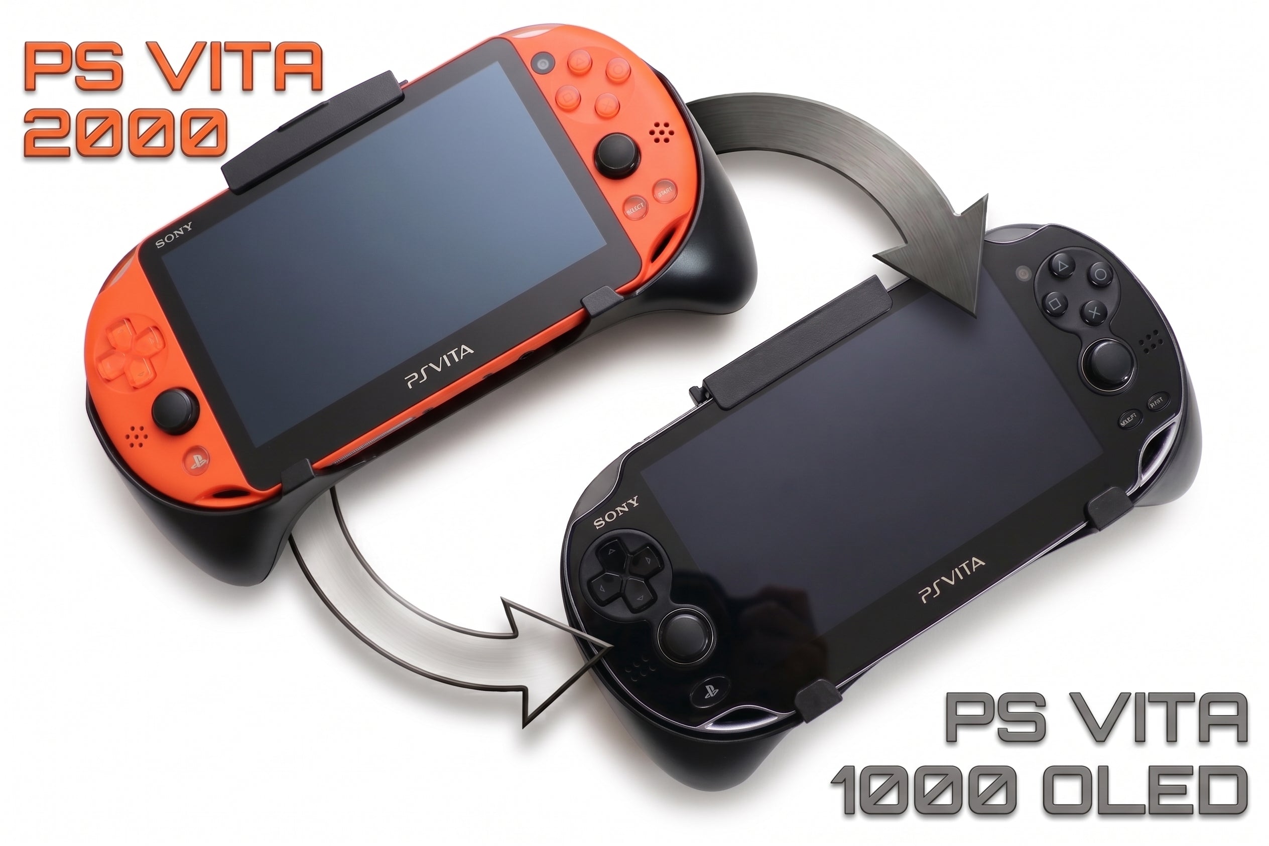 HORI Grip x PS Vita Conversion Kit (Fitting the PS Vita 1000 Fat ver.)