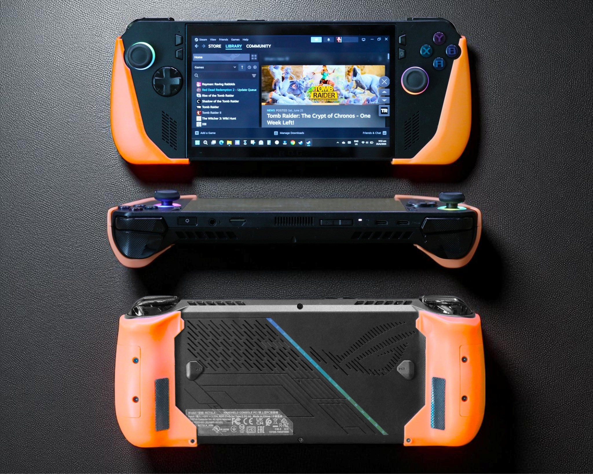 Ergonomic_Comfort_Grips_Convertible_Protective_Case_for_ASUS_ROG_ALLY_X_orange_blaze